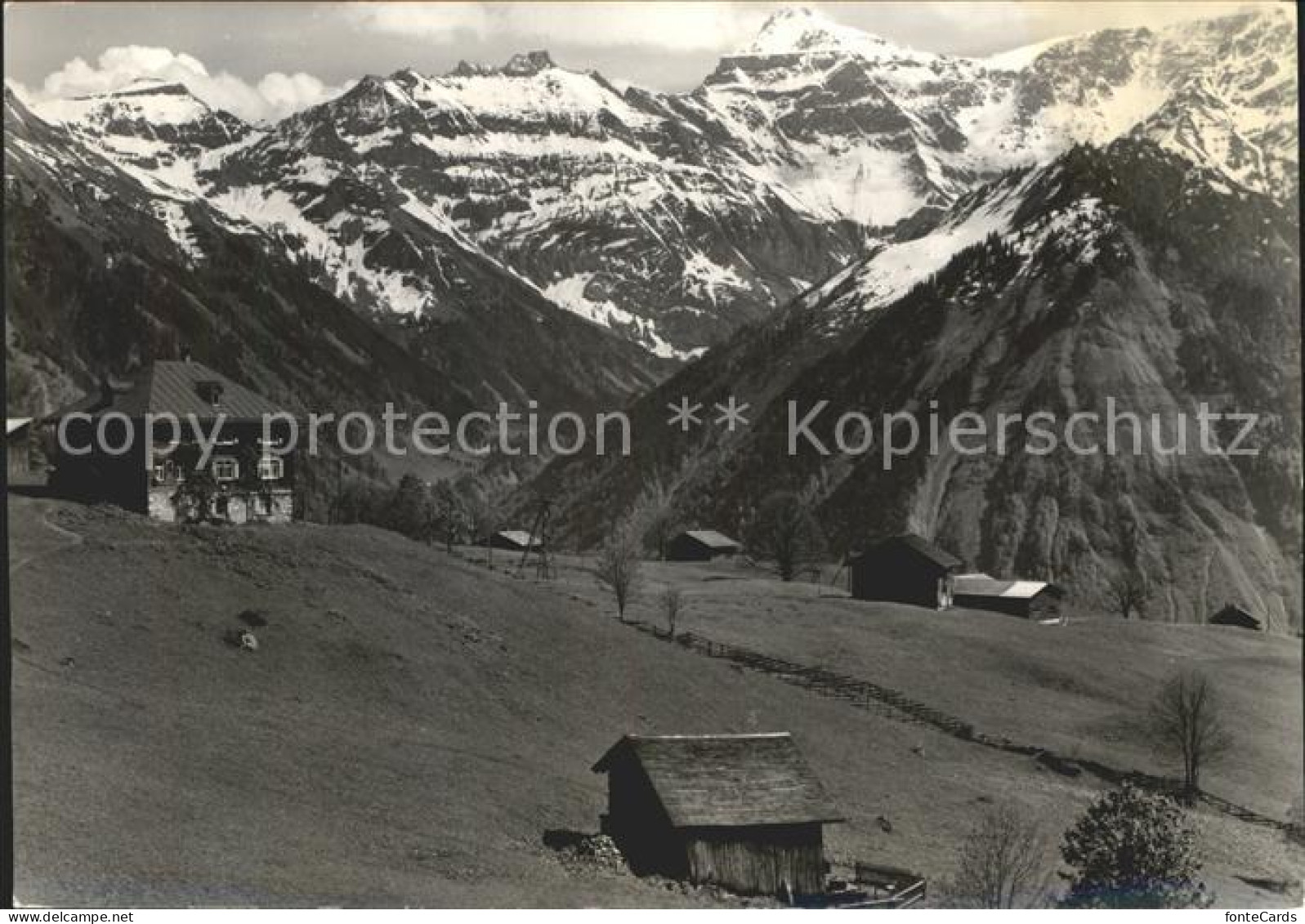 11631768 Braunwald GL Cafestube Muellerberg Berghuette Alpenpanorama Braunwald G - Sonstige & Ohne Zuordnung