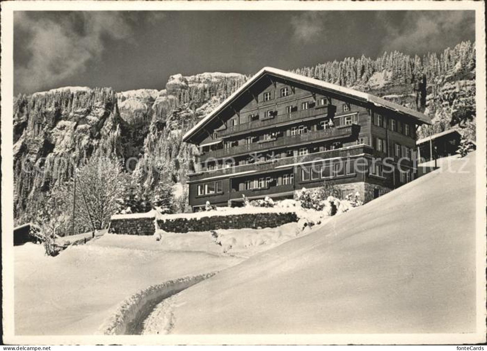 11631763 Braunwald GL Haus Bergfrieden Winterimpressionen Braunwald GL - Sonstige & Ohne Zuordnung