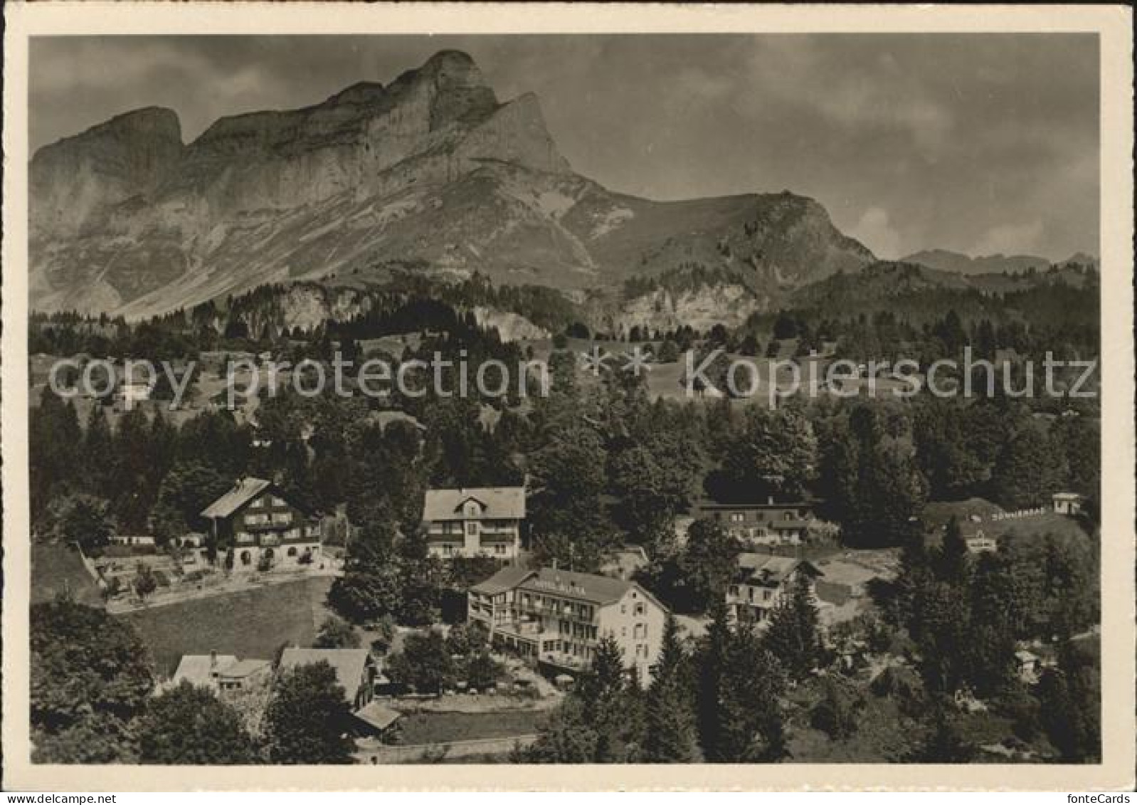 11631728 Braunwald GL Hotel Alpina Blick Zu Glarner Alpen Braunwald GL - Andere & Zonder Classificatie