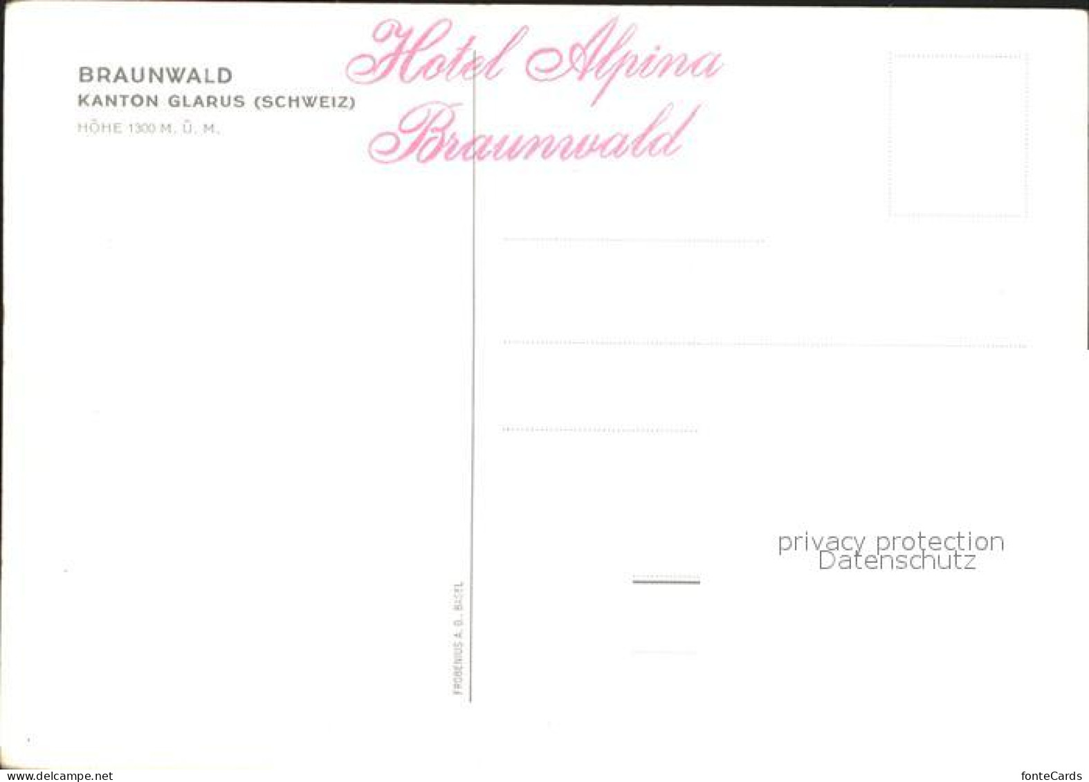 11631727 Braunwald GL Hotel Alpina Alpenpanorama Braunwald GL - Andere & Zonder Classificatie