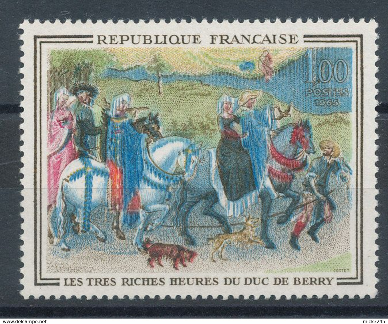 1457** Tableau - Les Très Riches Heures Du Duc De Berry - Unused Stamps