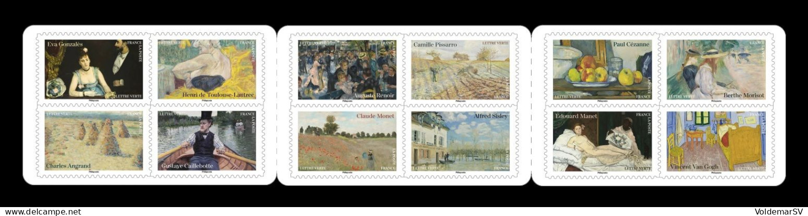 France 2024 Mih. 8736/47 Painting. Impressionism At The Musee D'Orsay MNH ** - Unused Stamps