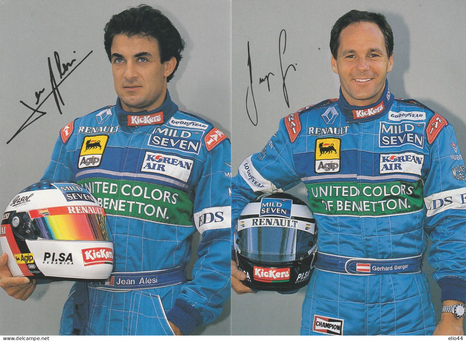 Tematica  Automobilismo  - F 1 - J. Alesi - G. Berger - (1) - Grand Prix / F1