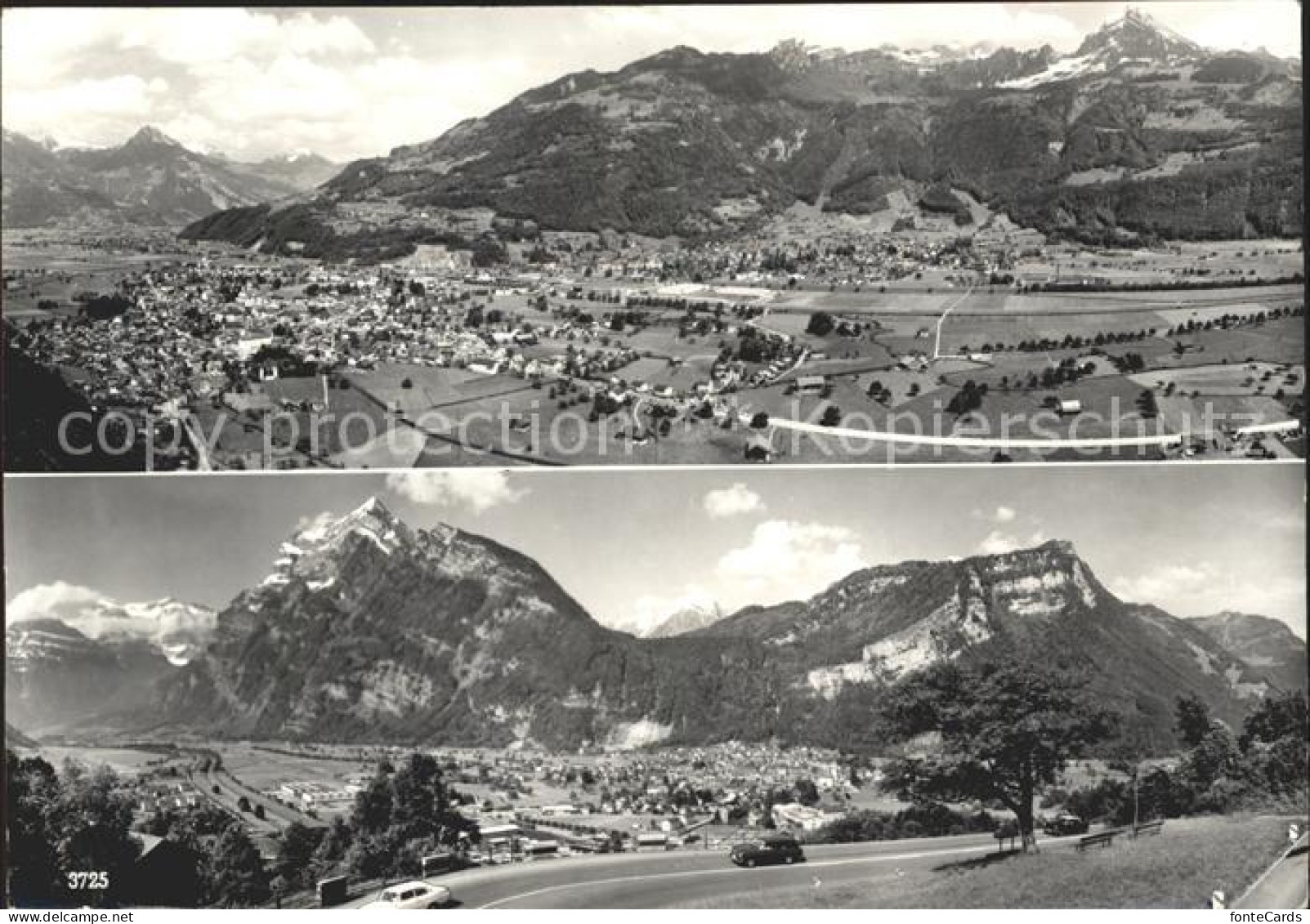 11631669 Naefels Gesamtansicht Mit Alpenpanorama Naefels - Other & Unclassified