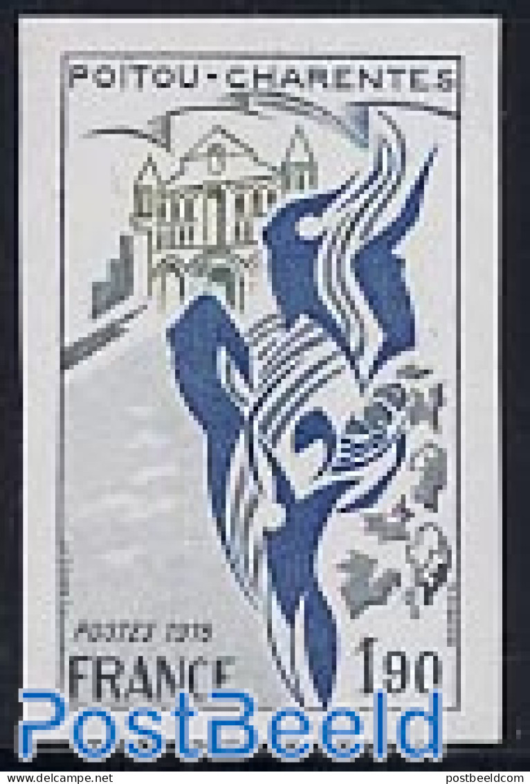 France 1975 Poitou Charentes 1v Imperforated, Mint NH - Ongebruikt