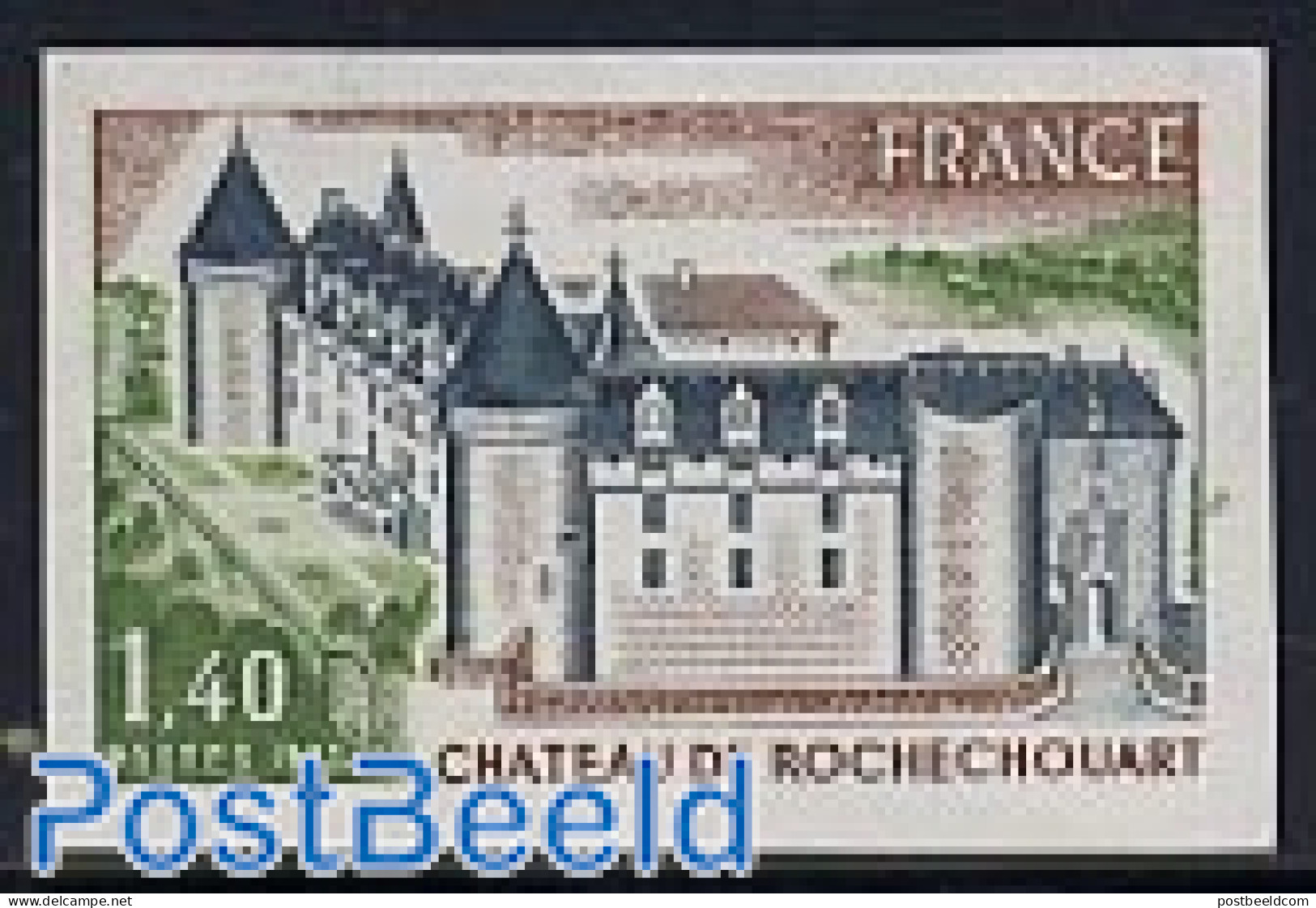 France 1975 Rochechouart 1v Imperforated, Mint NH, Art - Castles & Fortifications - Nuevos