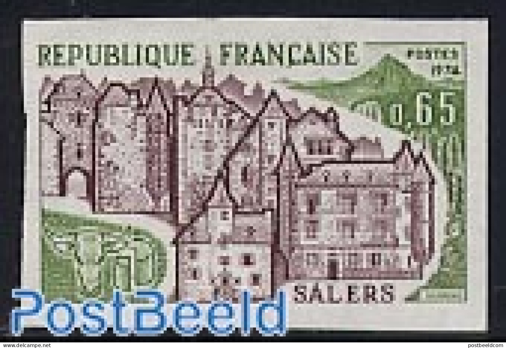 France 1974 Salers 1v Imperforated, Mint NH - Nuovi