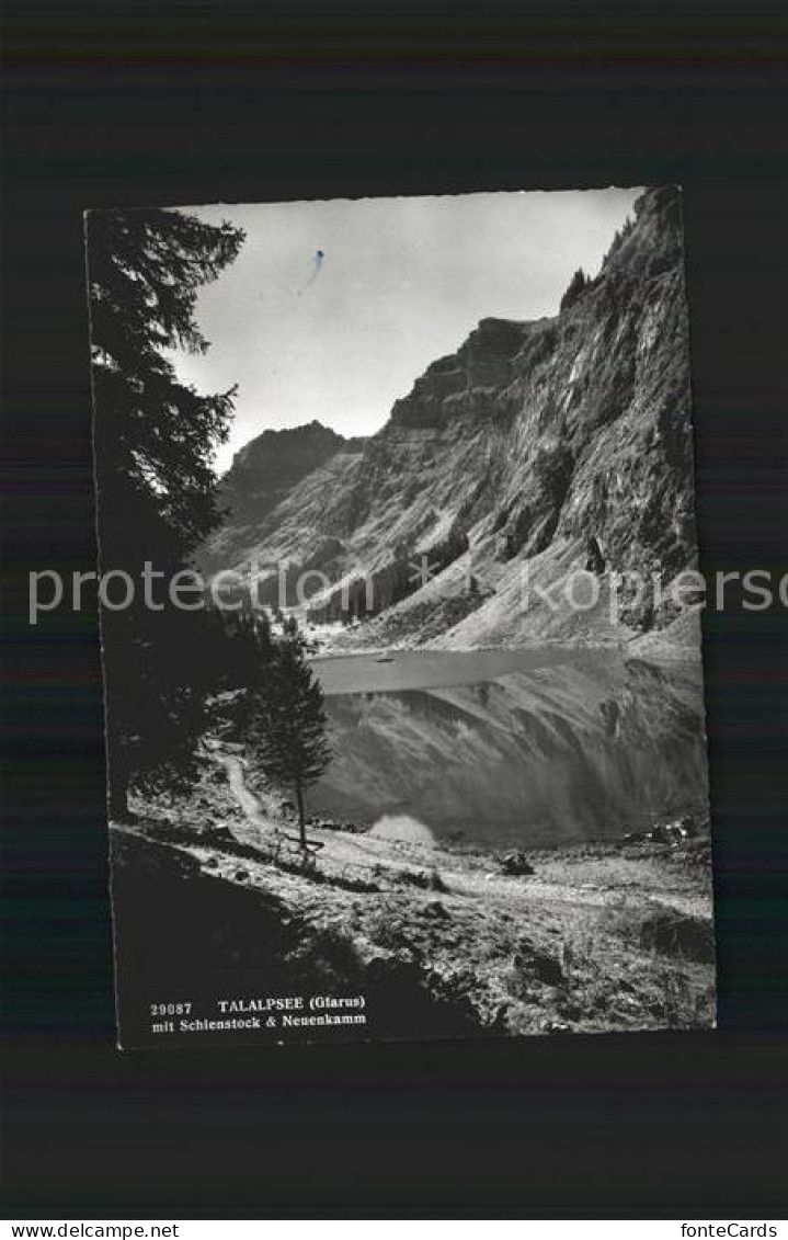 11631639 Filzbach Talalpsee Mit Schienstock Und Neuenkamm Filzbach - Other & Unclassified