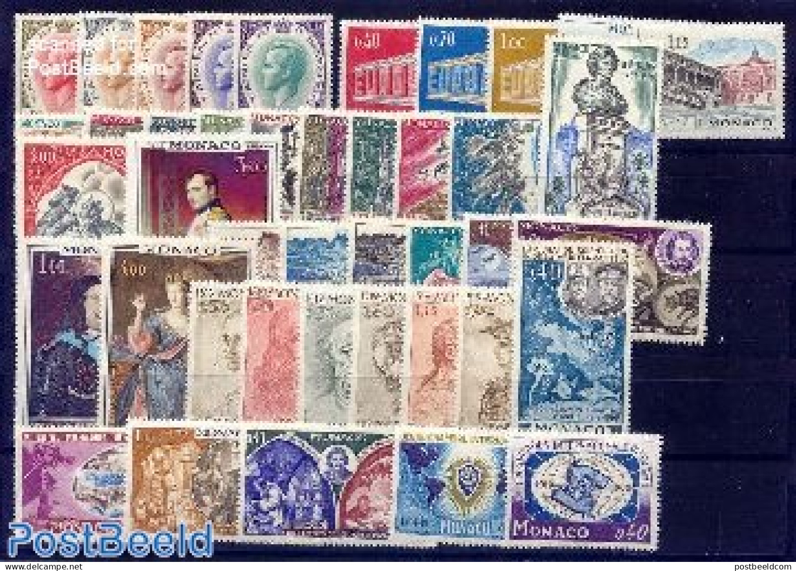 Monaco 1969 Yearset 1969, Complete, 42v, Mint NH, Various - Yearsets (by Country) - Ongebruikt