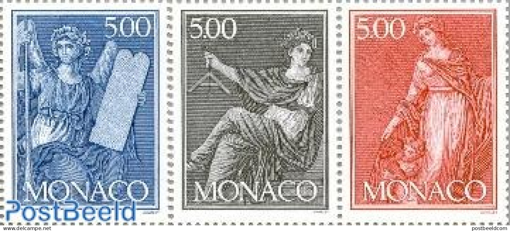 Monaco 1989 PHILEXFRANCE 3V, Mint NH - Ongebruikt