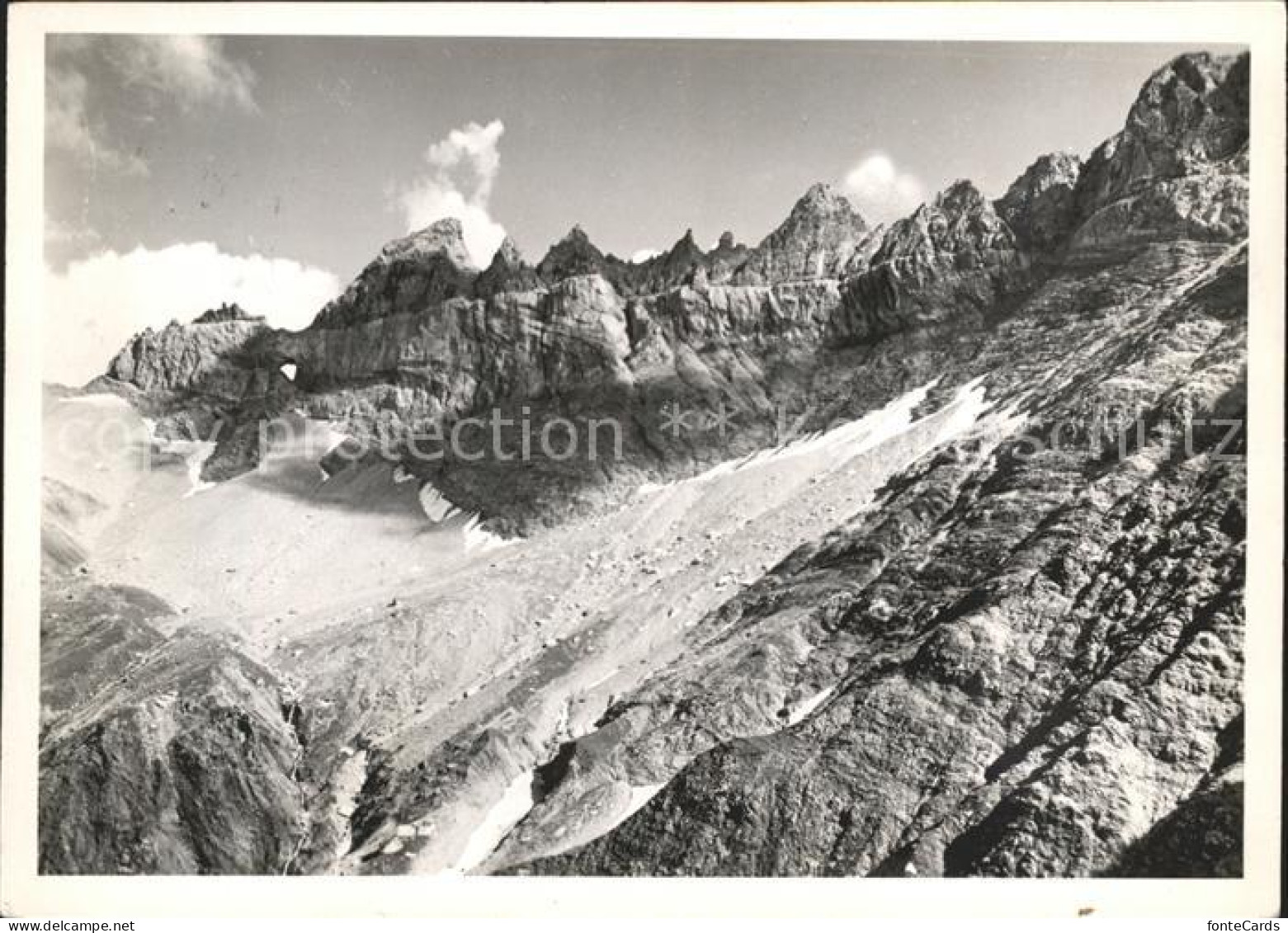 11631628 Elm GL Tschingelhorngruppe Mit Martinsloch Segnespass Gebirgspanorama E - Autres & Non Classés