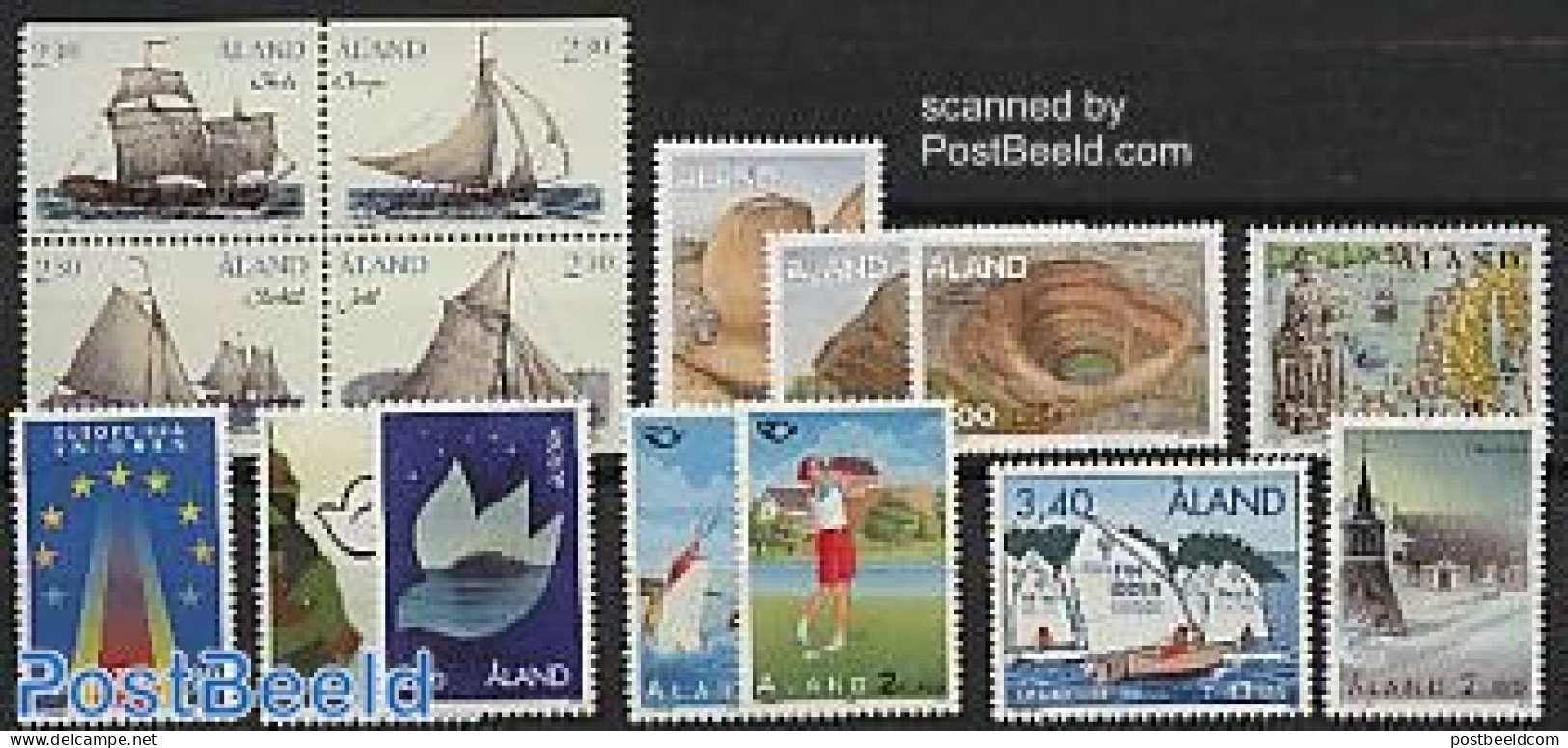 Aland 1995 Yearset 1995 (15v), Mint NH, Various - Yearsets (by Country) - Non Classés