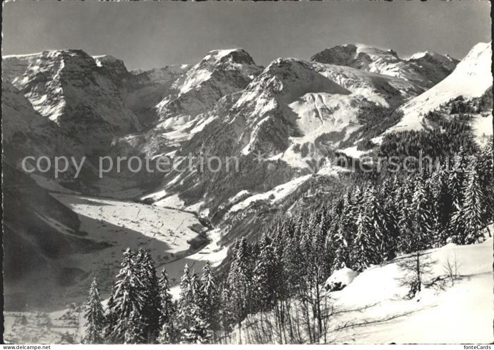 11631616 Braunwald GL Panorama Blick Auf Die Toedikette Glarner Alpen Braunwald - Sonstige & Ohne Zuordnung