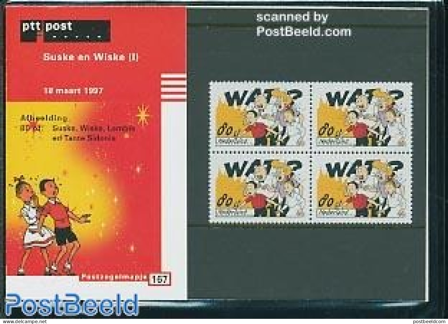 Netherlands 1997 PTT MAPJE 167, Mint NH, Art - Comics (except Disney) - Neufs