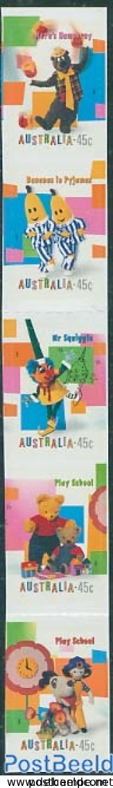 Australia 1999 Children Television 5v S-a, Mint NH, Art - Children's Books Illustrations - Ungebraucht