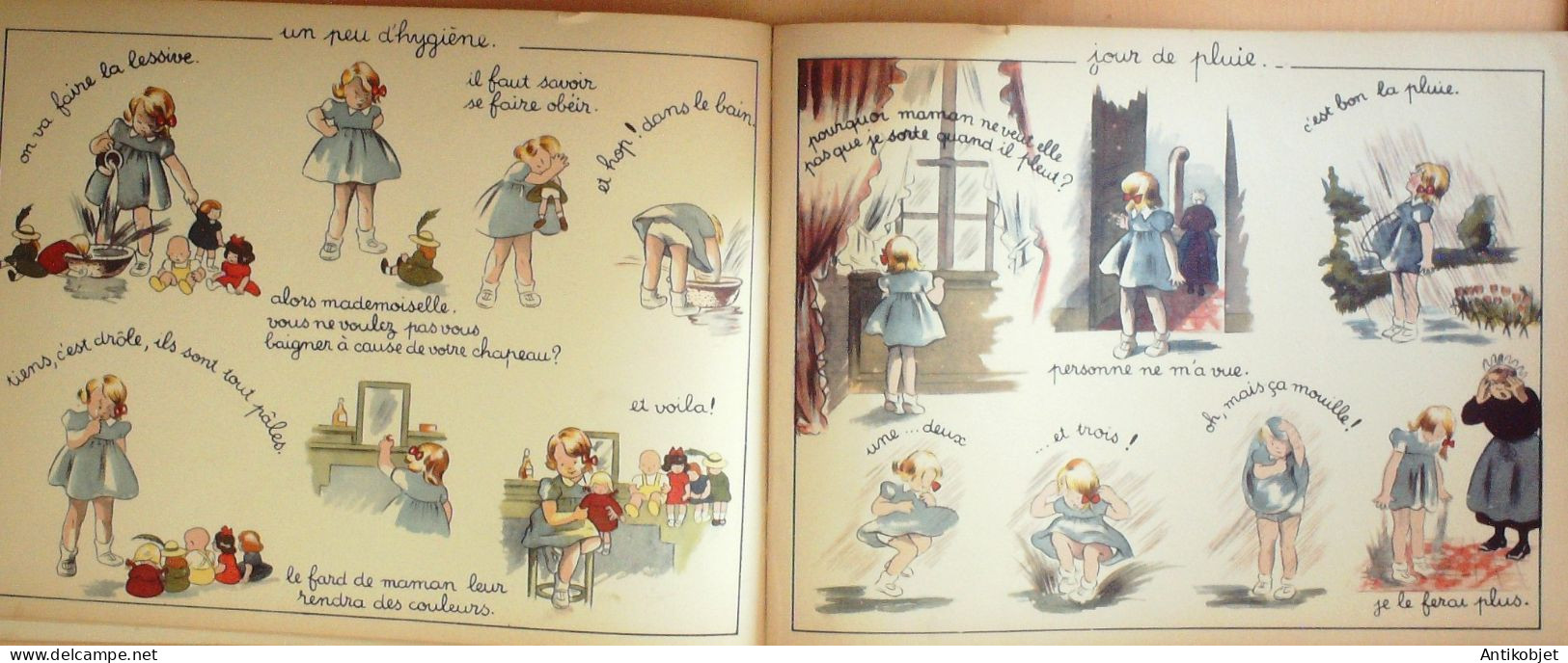 Bibiche Petite Fille Illustrateur Blanchard Eo 1946 - Andere & Zonder Classificatie