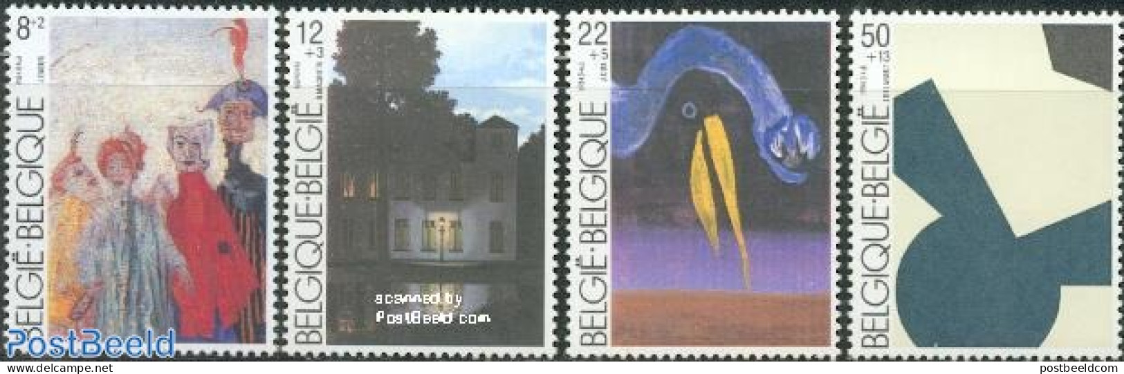 Belgium 1984 Modern Art 4v, Mint NH, Art - Modern Art (1850-present) - Unused Stamps