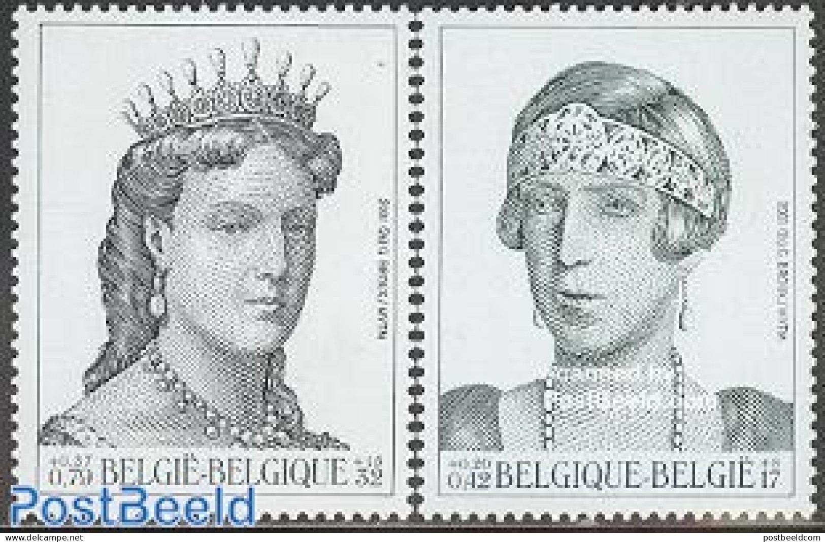 Belgium 2001 Philately, Queens 2v, Mint NH, History - Kings & Queens (Royalty) - Ongebruikt