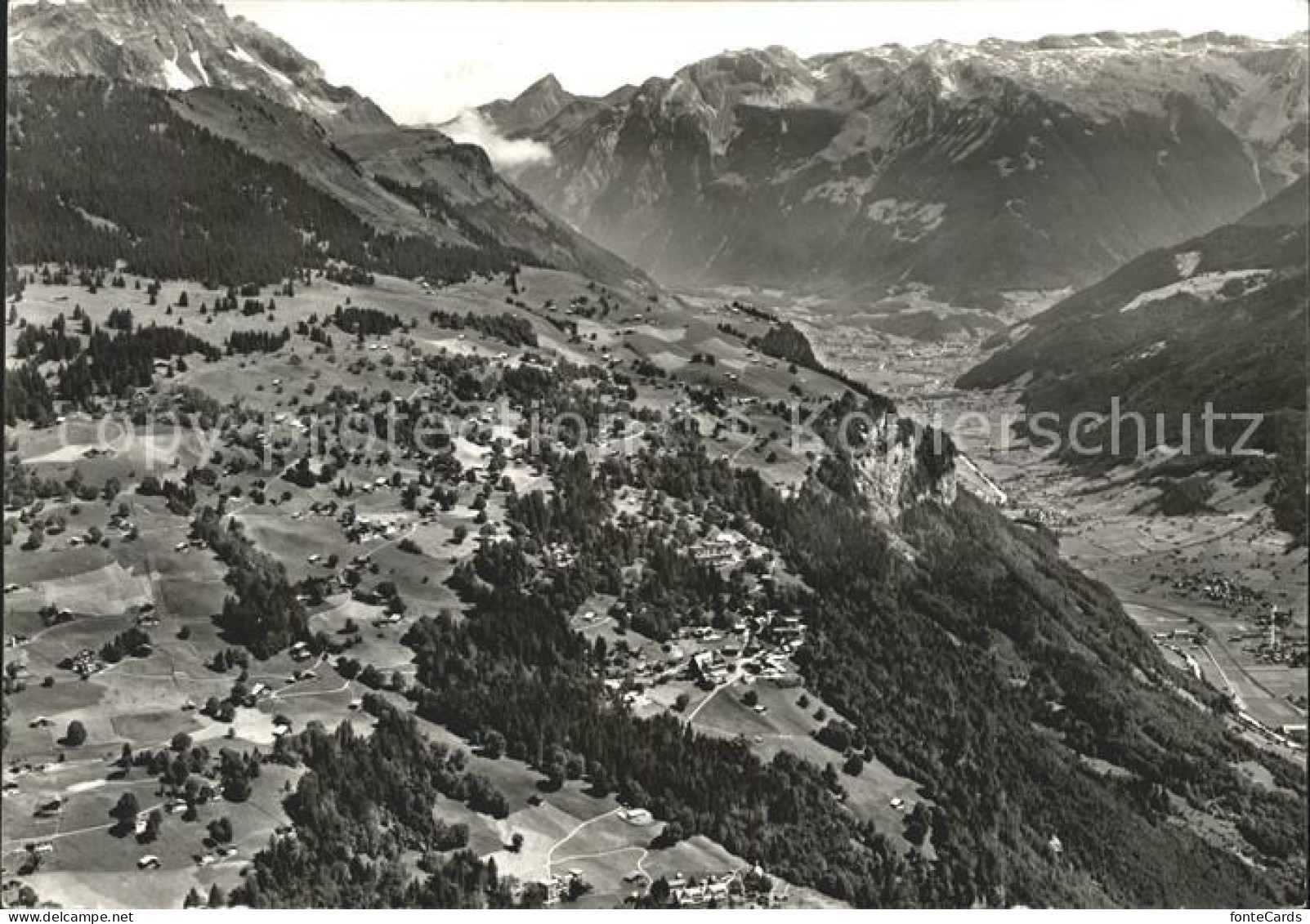 11631598 Braunwald GL Fliegeraufnahme Alpenpanorama Braunwald - Sonstige & Ohne Zuordnung