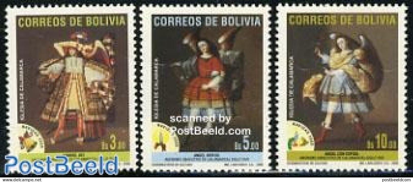 Bolivia 2000 Christmas 3v, Mint NH - Bolivia