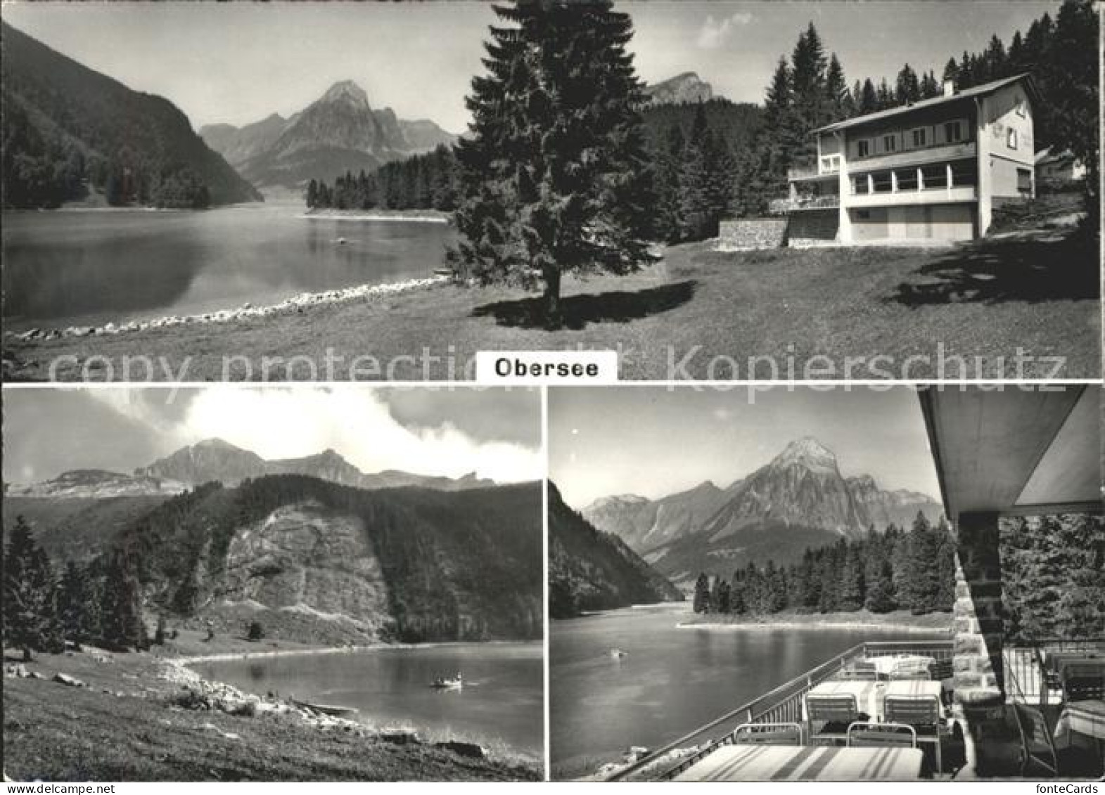 11631589 Naefels Berghaus Obersee Bergsee Terrasse Mit Alpenpanorama Naefels - Other & Unclassified