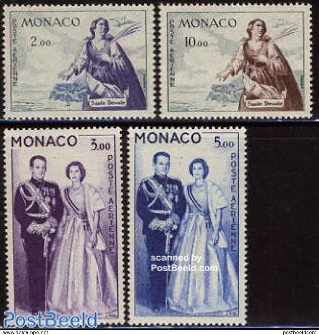 Monaco 1960 Definitives 4v, Mint NH - Ungebraucht