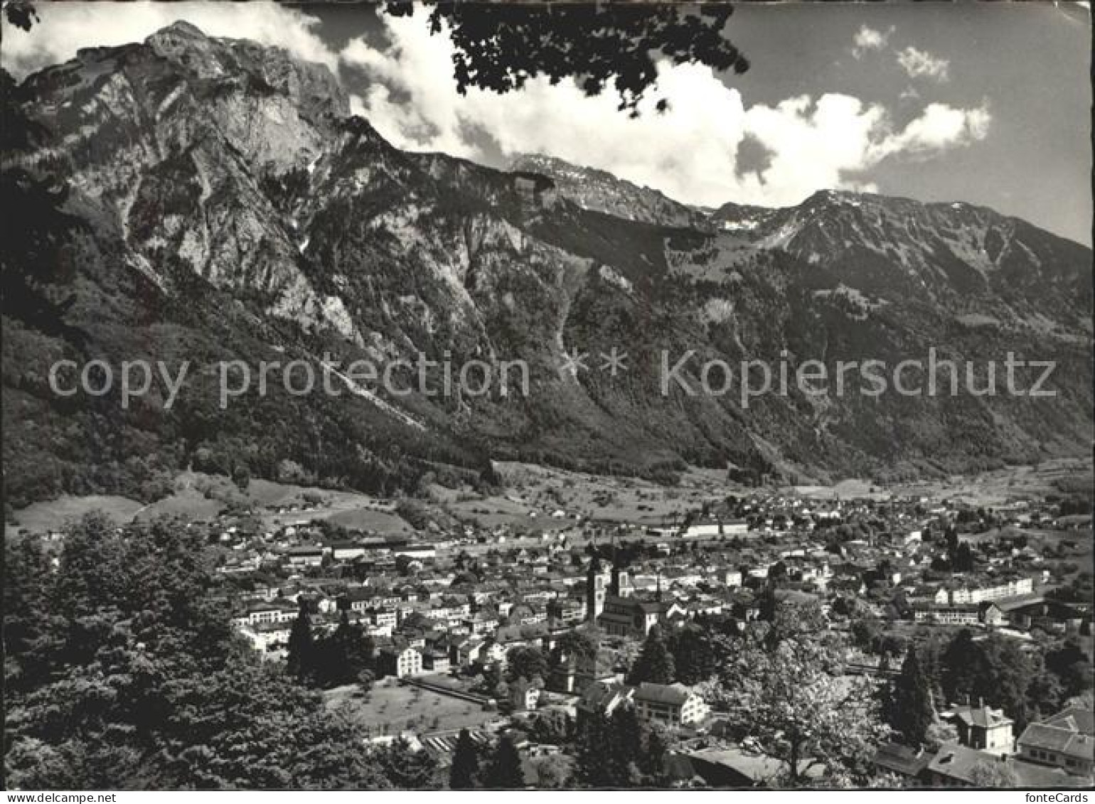 11631577 Glarus GL Blick Vom Bergli Gegen Schilt Glarner Alpen Glarus - Autres & Non Classés