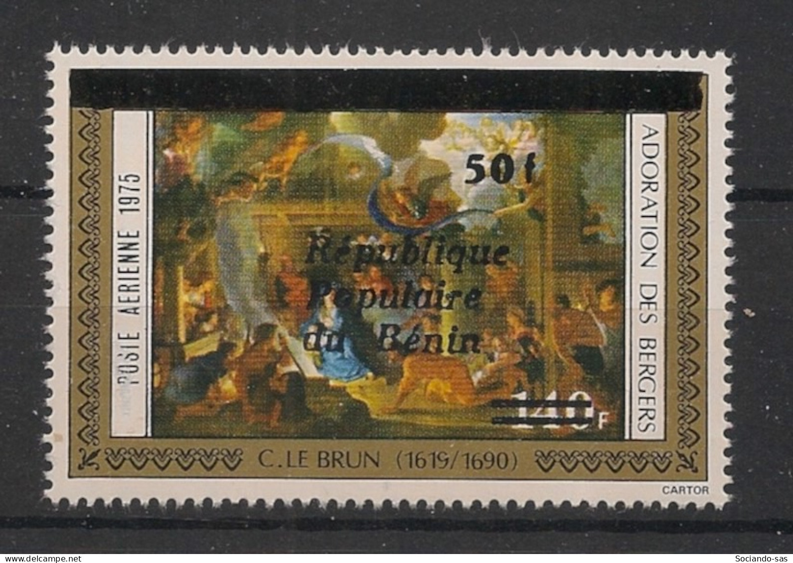 BENIN - 1987 - N°Mi. H462 - Adoration Des Bergers 50F / 140F - Neuf Luxe ** / MNH / Postfrisch - Bénin – Dahomey (1960-...)