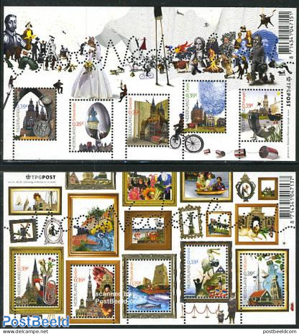 Netherlands 2006 Beautiful Holland 10v (2 M/s), Mint NH, Nature - Sport - Transport - Various - Birds - Fish - Cycling.. - Neufs