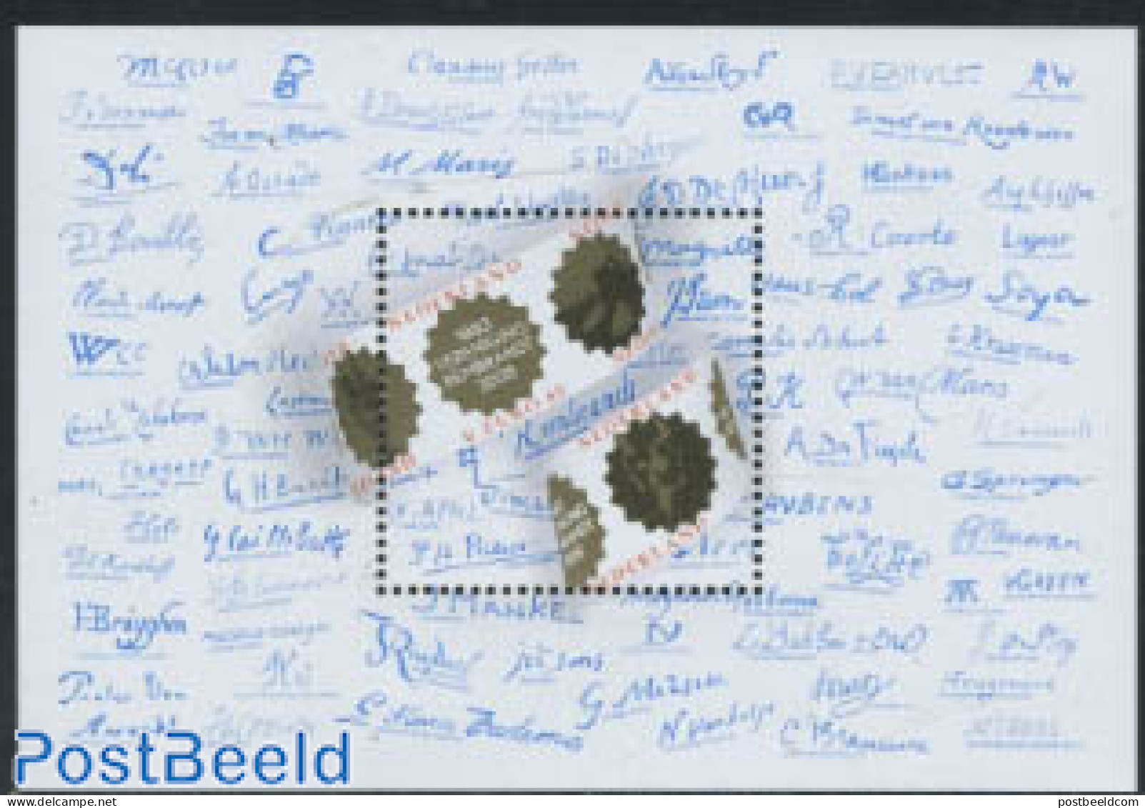 Netherlands 2008 Rembrandt Association S/s, Mint NH, Art - Handwriting And Autographs - Rembrandt - Self Portraits - Neufs