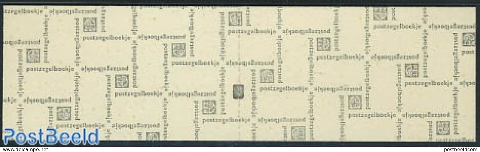 Netherlands 1968 5x20c Booklet, Count Block, Text: Op Alle Postkant, Mint NH - Ongebruikt
