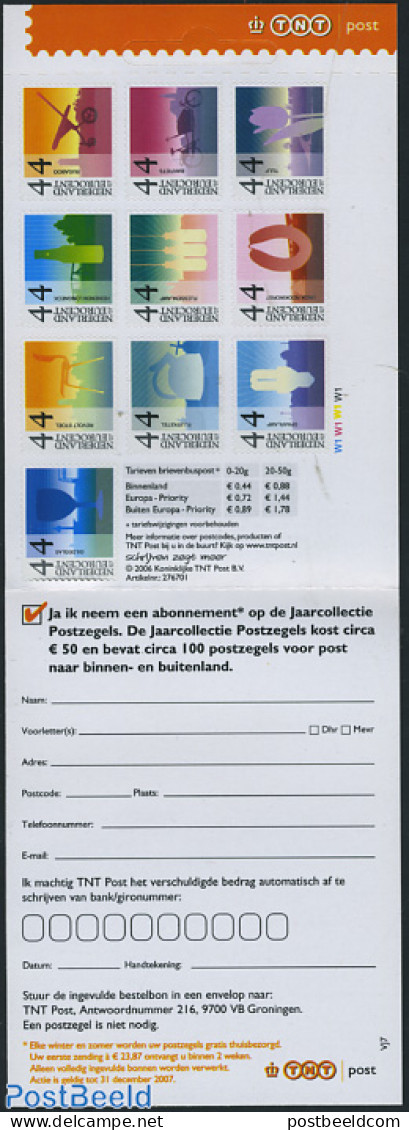 Netherlands 2007 Dutch Products Booklet, Mint NH, Stamp Booklets - Ungebraucht