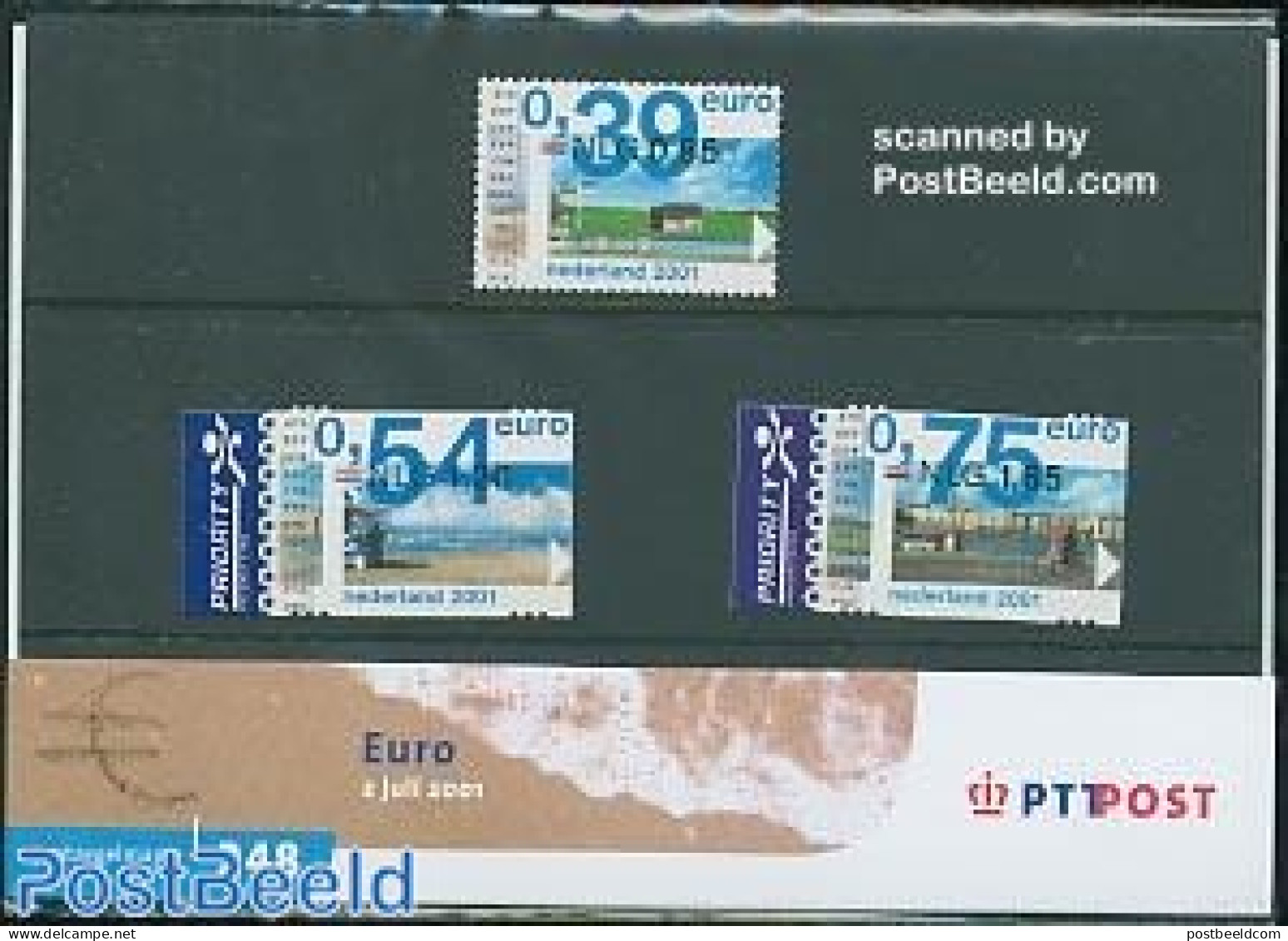 Netherlands 2001 PRESENTATION PACKET 248, Mint NH, Sport - Transport - Cycling - Ships And Boats - Ongebruikt