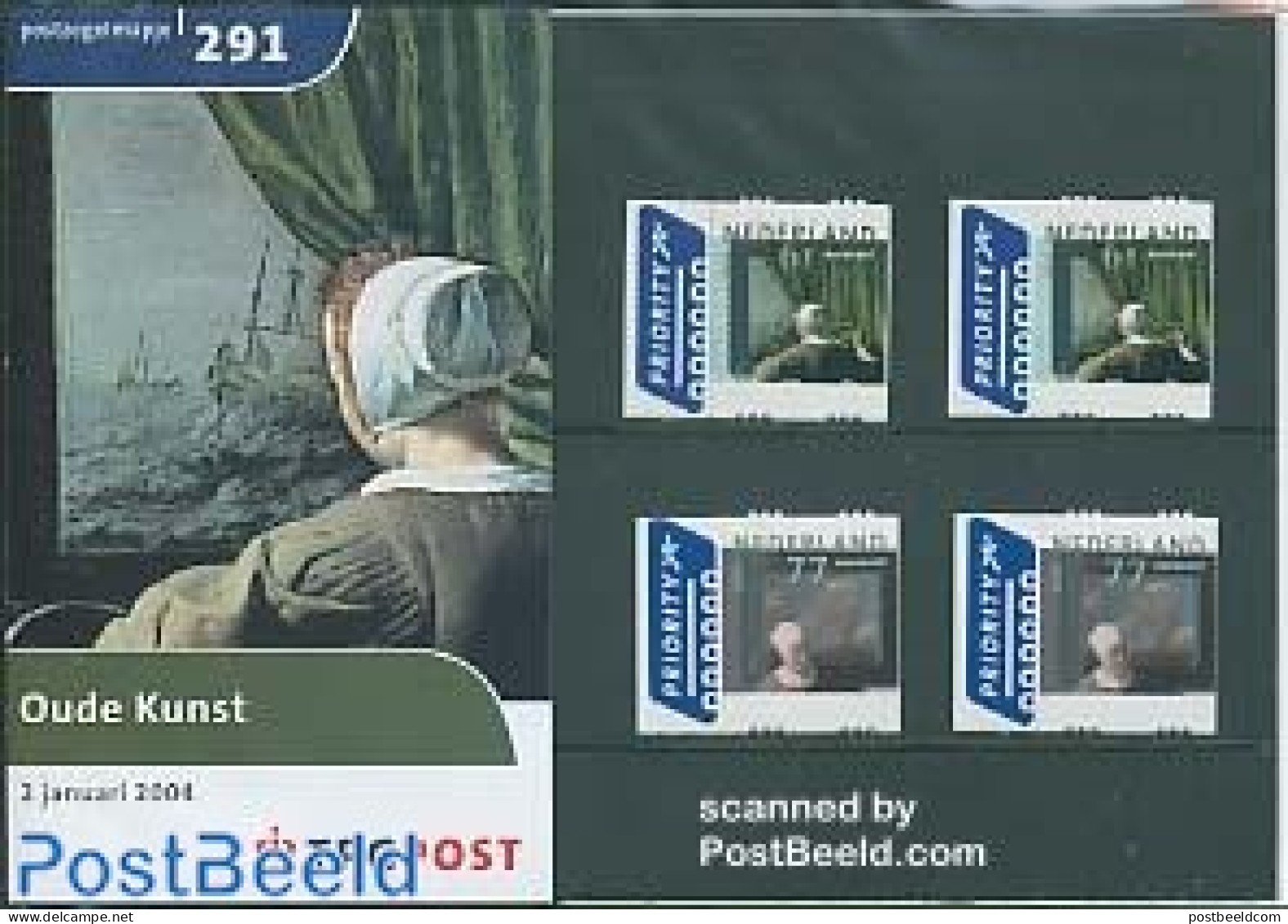Netherlands 2004 Art Presentation Pack, Mint NH, Transport - Ships And Boats - Art - Paintings - Nuovi
