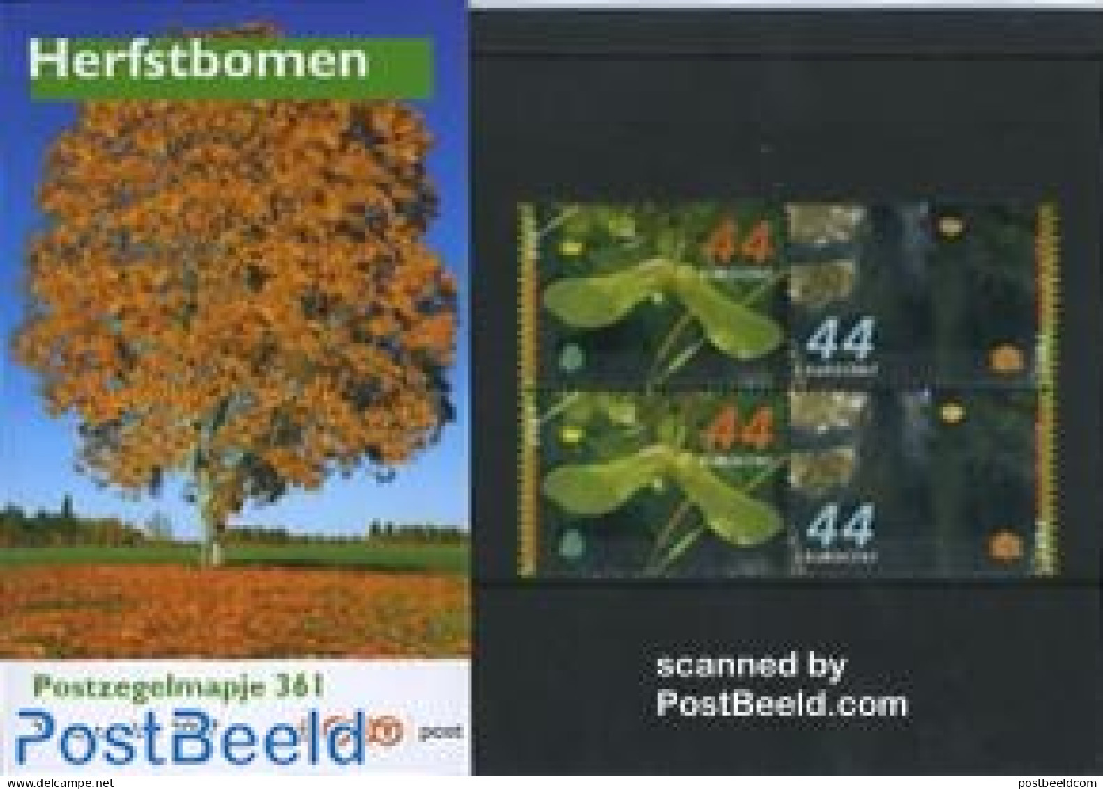 Netherlands 2007 Trees In Autumn Presentation Pack 361, Mint NH, Nature - Trees & Forests - Nuevos