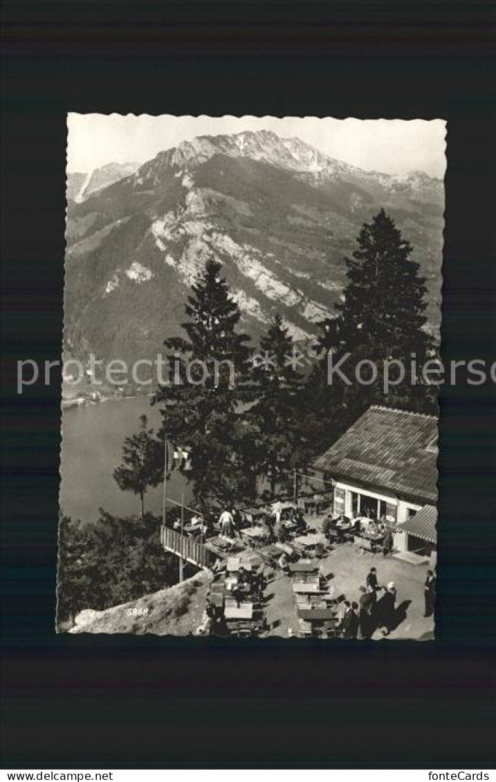 11631540 Filzbach Cafe Kerenzer Berghus Walensee Alpenpanorama Filzbach - Sonstige & Ohne Zuordnung