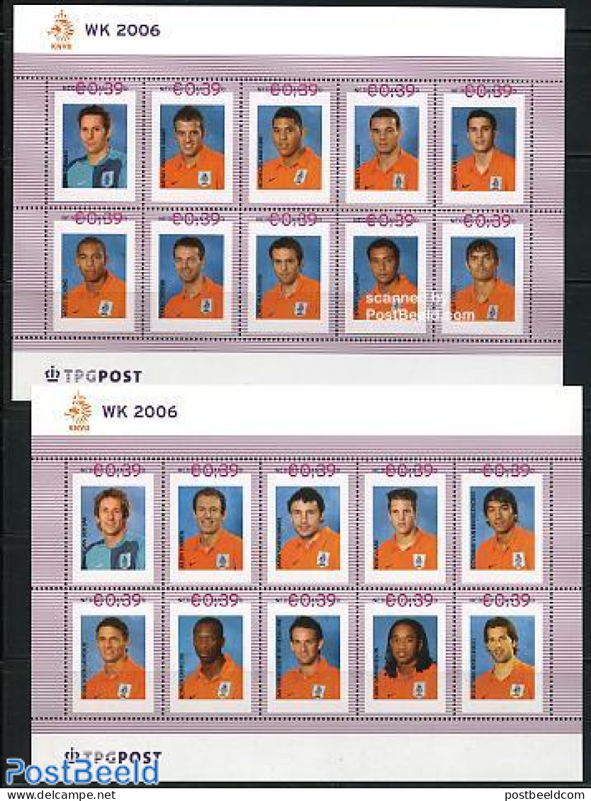 Netherlands 2006 Oranje, Official Collection 2x10v M/s, Mint NH, Sport - Football - Nuevos