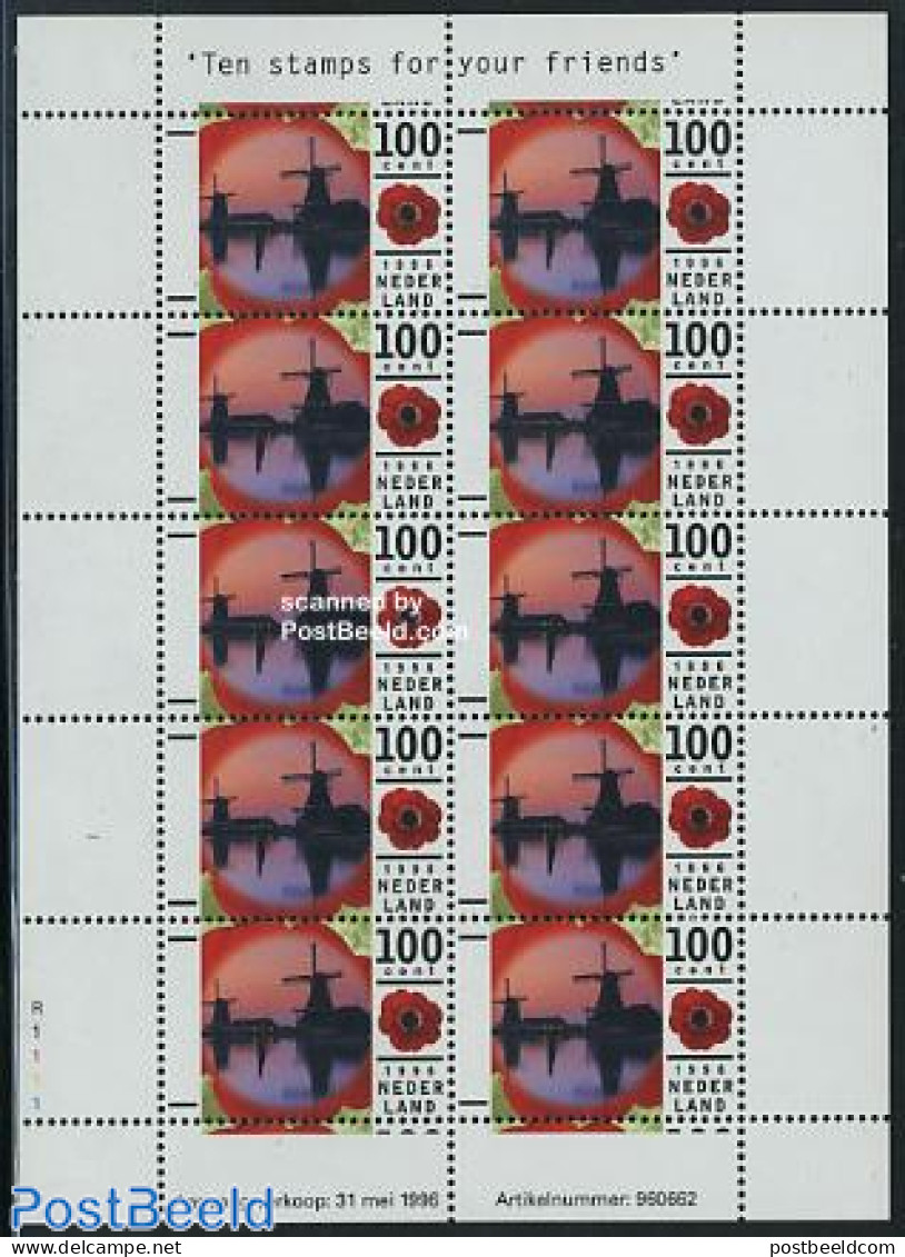 Netherlands 1996 Ten Stamps For Your Friends M/s, Mint NH, Various - Mills (Wind & Water) - Nuovi