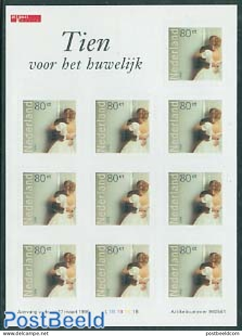 Netherlands 1998 Wedding Stamps M/s, Mint NH - Neufs