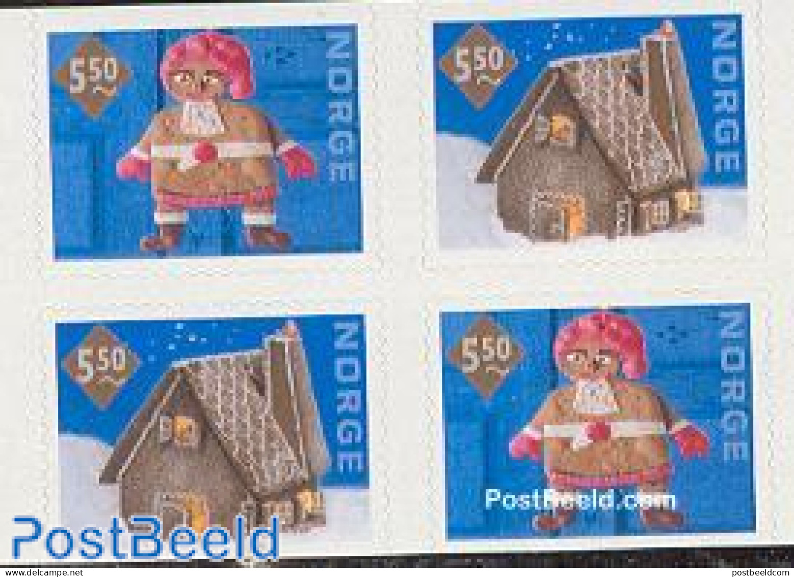 Norway 2001 Christmas 4v S-a, Mint NH, Religion - Christmas - Unused Stamps