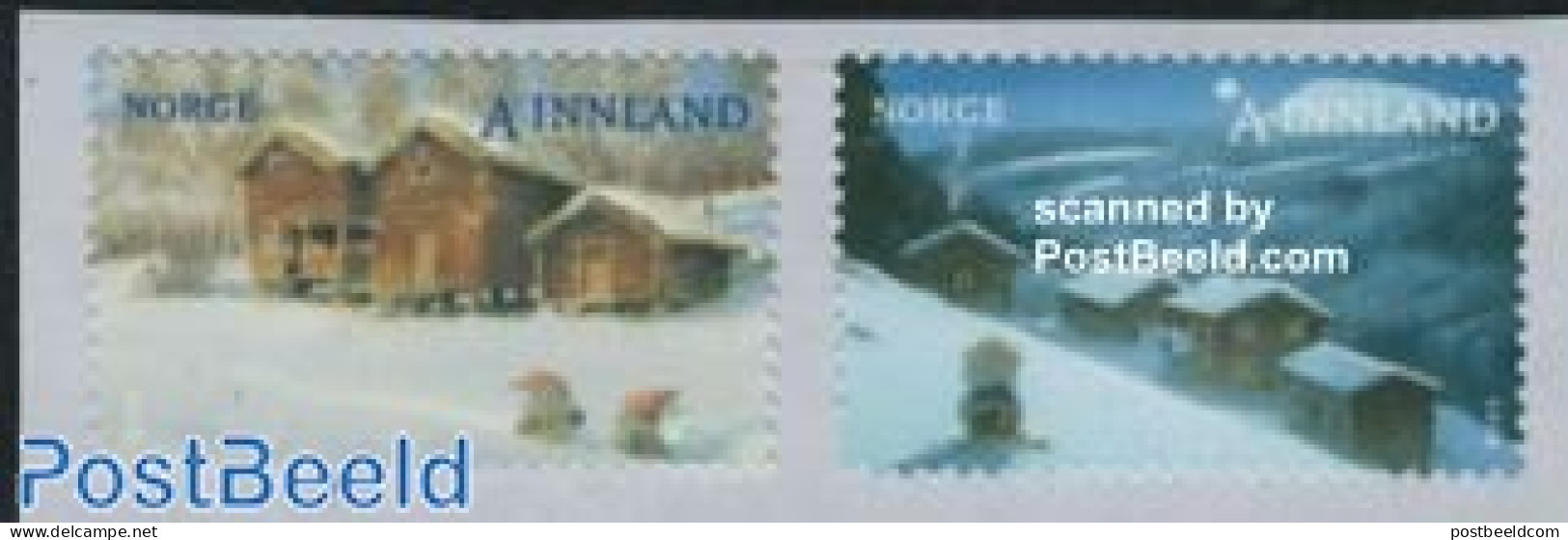 Norway 2008 Christmas 2v S-a, Mint NH, Religion - Christmas - Neufs