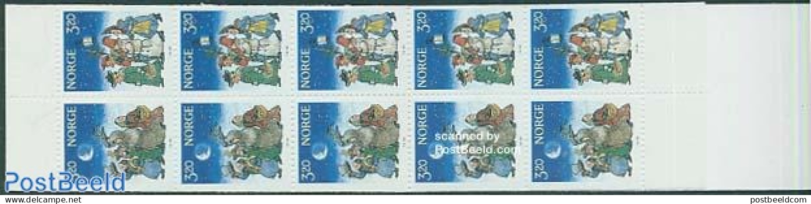 Norway 1991 Christmas Booklet, Mint NH, Religion - Christmas - Stamp Booklets - Ongebruikt