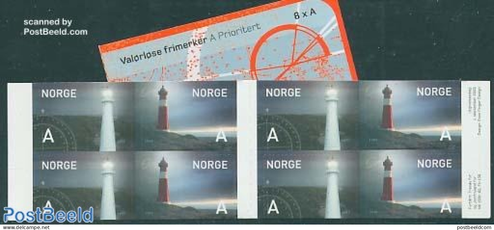 Norway 2005 Lighthouses Booklet, Mint NH, Science - Various - Weights & Measures - Stamp Booklets - Lighthouses & Safe.. - Ongebruikt