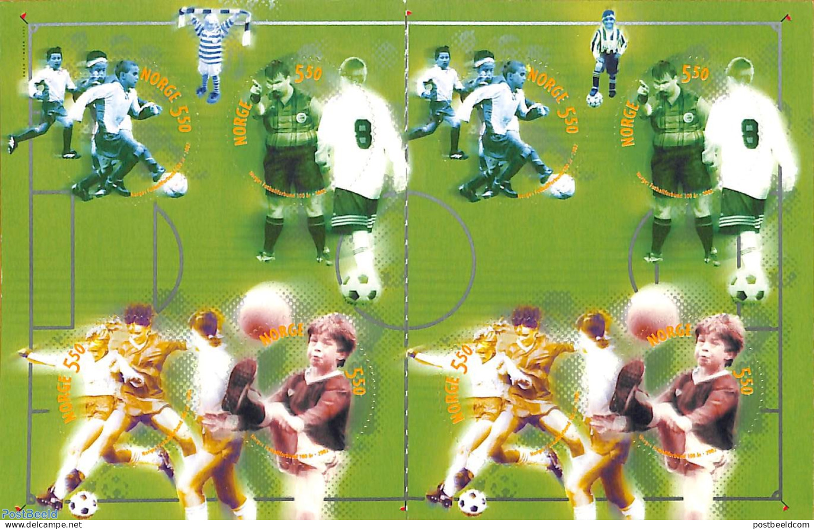 Norway 2002 Football Booklet, Mint NH, Sport - Football - Stamp Booklets - Unused Stamps