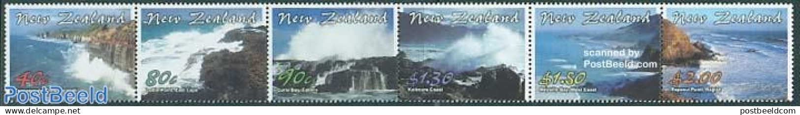 New Zealand 2002 Landscapes 6v [:::::], Mint NH - Unused Stamps