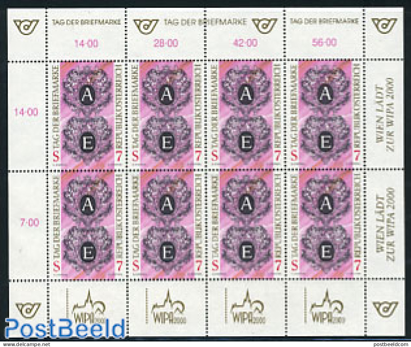 Austria 1997 Stamp Day M/s (with 8 Stamps), Mint NH, Stamp Day - Neufs