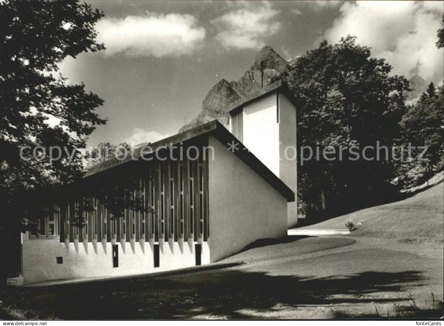 11631503 Braunwald GL Neue Evangelische Bergkirche Braunwald - Autres & Non Classés