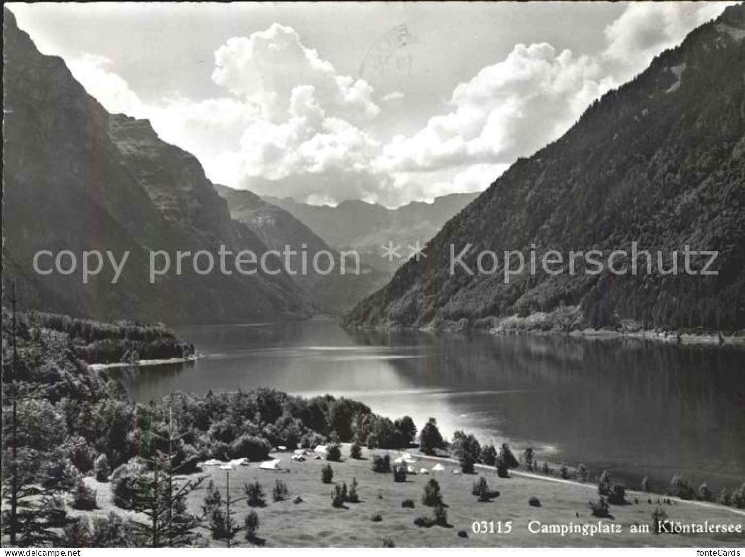 11631494 Glarus GL Campingplatz Am Kloentalersee Alpenpanorama Glarus - Other & Unclassified