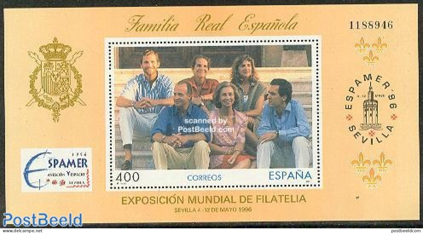 Spain 1996 Royal Family S/s, Mint NH, History - Kings & Queens (Royalty) - Ungebraucht