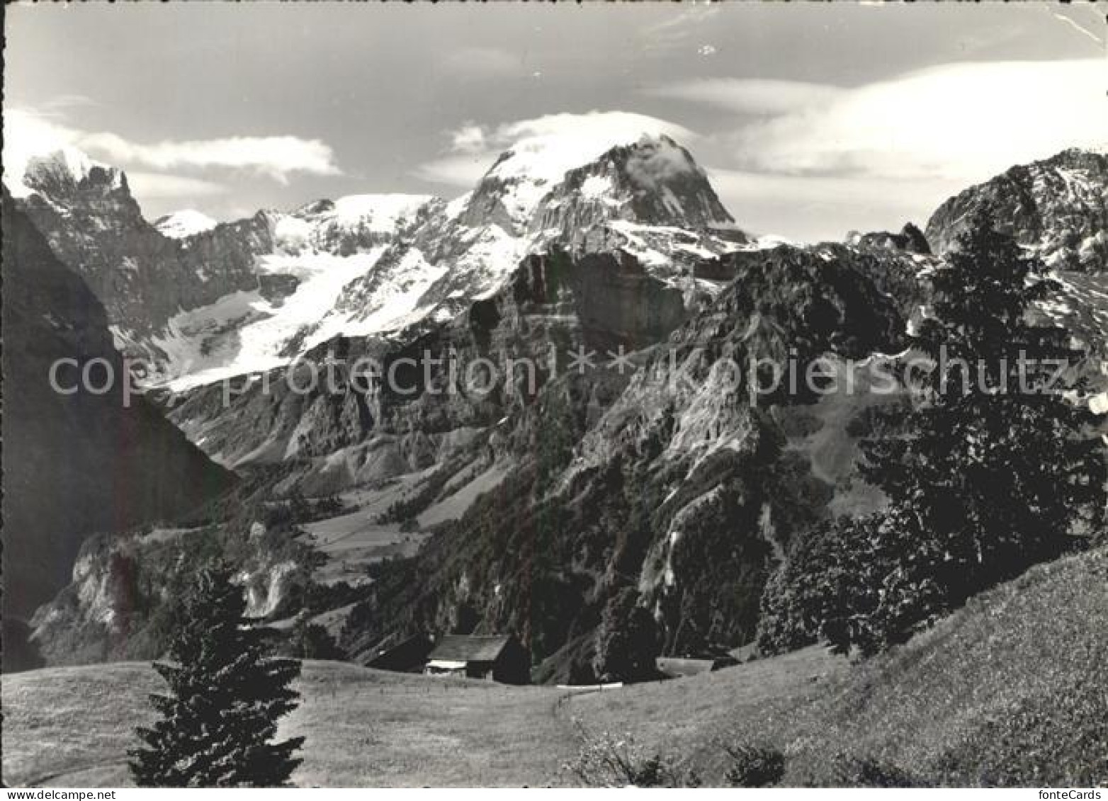 11631468 Braunwald GL Panorama Blick Auf Bifertenstock Piz Urlaun Toedi Und Gamf - Other & Unclassified